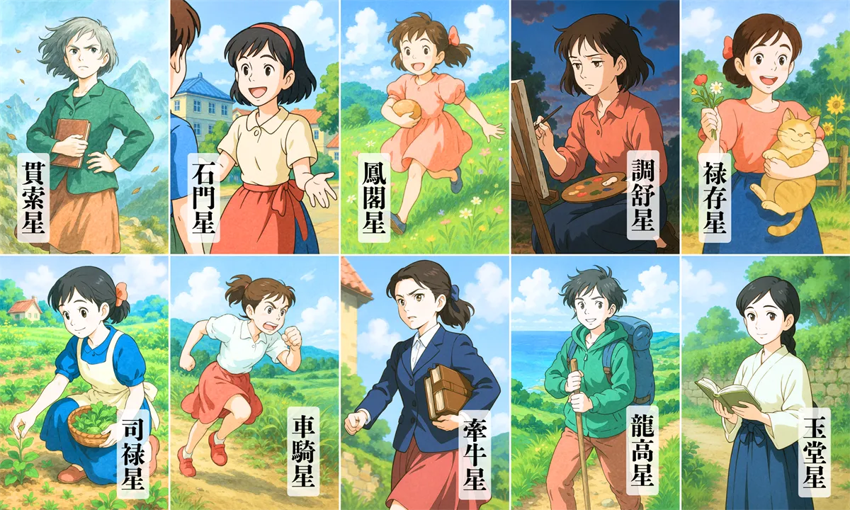 十干キャラクター（女性）