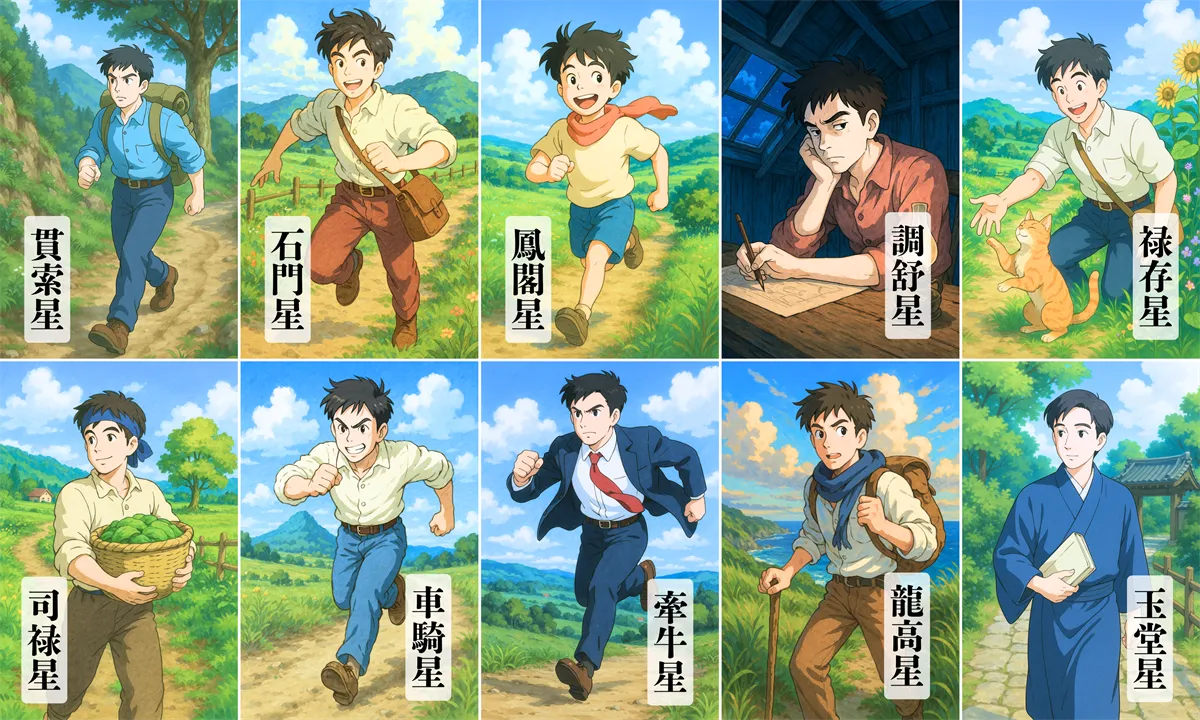 十干キャラクター（男性）